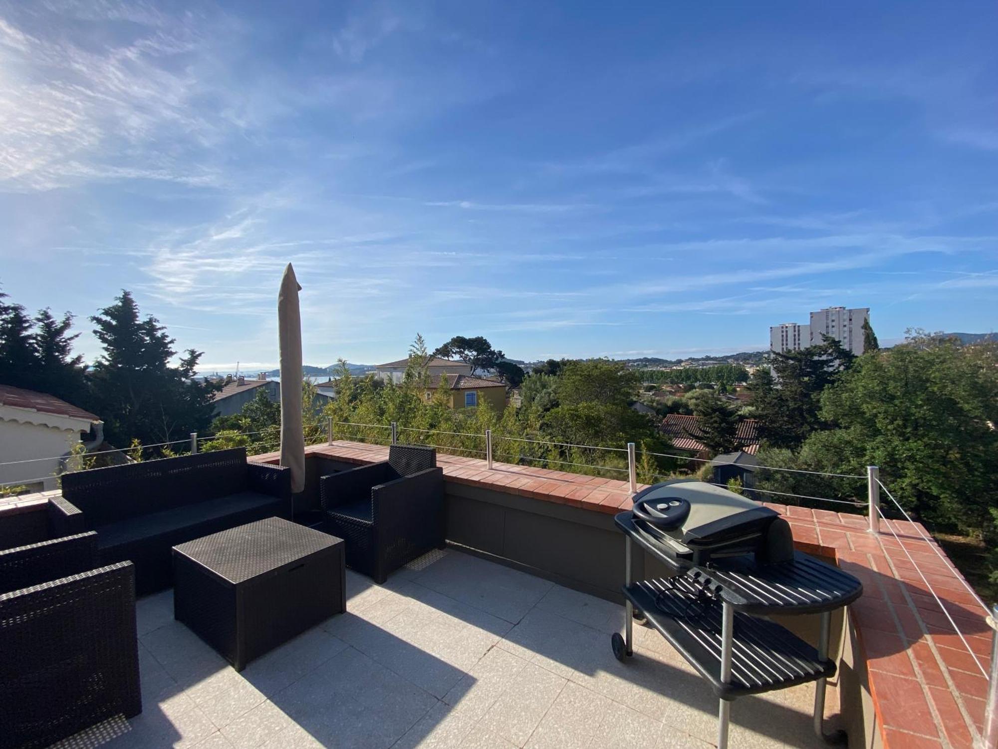 Haut De Villa Vue Mer La Seyne-sur-Mer Exteriör bild